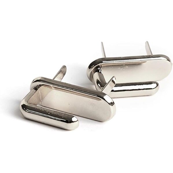 INAZUMA 足折れ金具フック シルバー H16mm×W34mm 2個