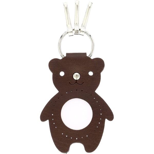 INAZUMA アニマルくるみ キーホルダー 870 焦茶 BA-18S