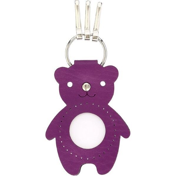 INAZUMA アニマルくるみ キーホルダー 17 パープル BA-18S