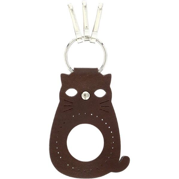 INAZUMA アニマルくるみ キーホルダー 870 焦茶 BA-17S