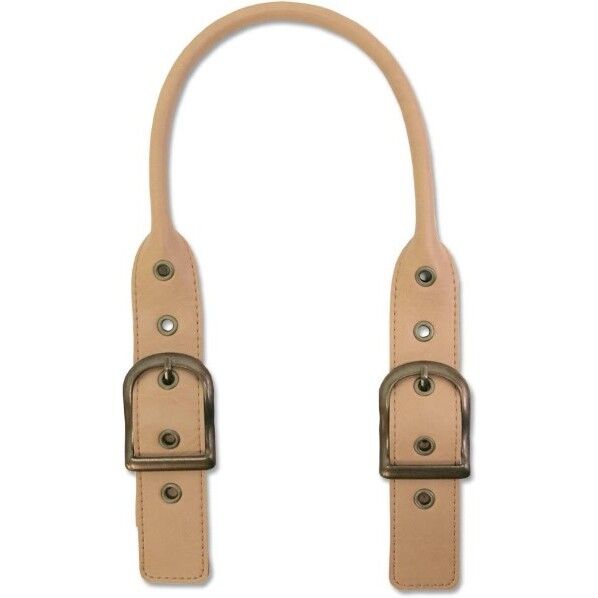 INAZUMA イナズマ 長さ調節可バックル付き レザー持ち手 約42~62cm ベージュ