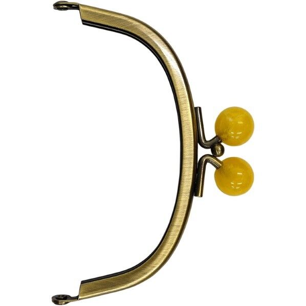 INAZUMA 玉付口金〈カンなし〉 #6 色 BK-1075AG