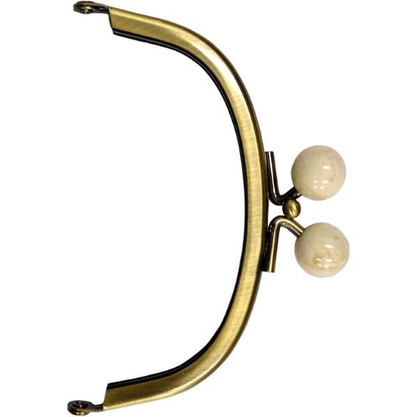 INAZUMA 玉付口金〈カンなし〉 #0 色 BK-1075AG