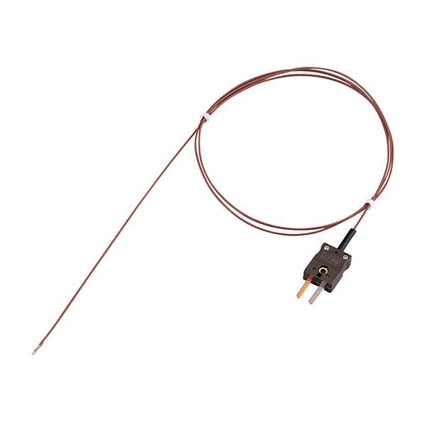 細型T熱電対センサー(フッ素樹脂モールドタイプ) φ0.32×1000mm MOT-T03210XQ 1本