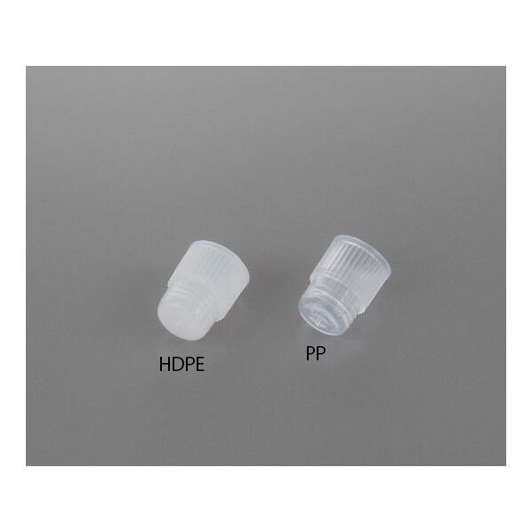 RIAバイアル(透明) キャップ用HDPE(白) P10304 4-2052-11 500個