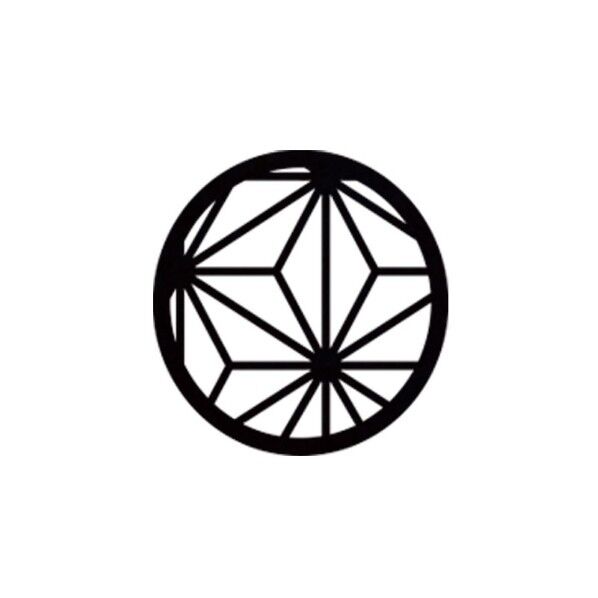 オンリーワンクラブ 輪 RIN デコレーションパーツ追加 Mサイズ 麻の葉 ブラック KS1-A164MAK 1台...