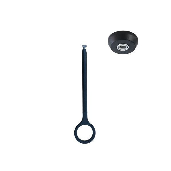 トーソー ランドリーバー吊りポールセット H250mm ブラック LB-1 1本...