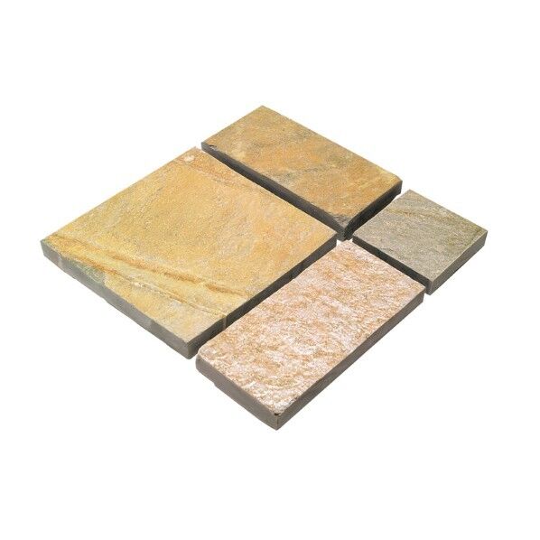 モカクォーツ 方形乱貼パターン 300角モチーフ