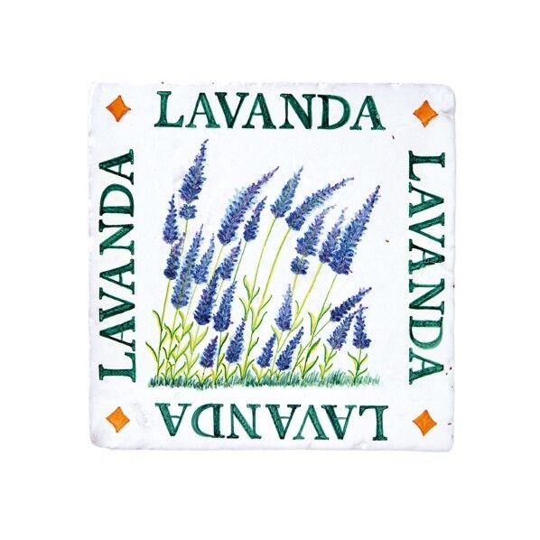 ティピカル スパニッシュデザインタイル(手描き) ラベンダー