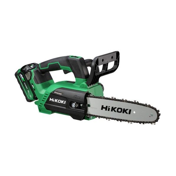 HiKOKI(ハイコーキ) 36V 充電式 チェーンソー フルセット(電池・充電器付) バーサイズ250mm アグレッシブグリーン CS3625DC (XPZ) 1台