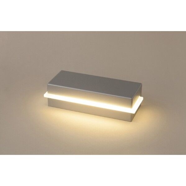 プリモ ウォールライト スクエアタイプ W150 シルバー 12V