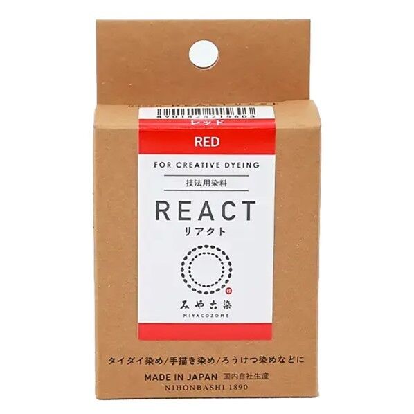 桂屋ファイングッズ 桂屋ファイングッズ みや古染 技法用染料 REACT リアクト レッド KAT21560 1個