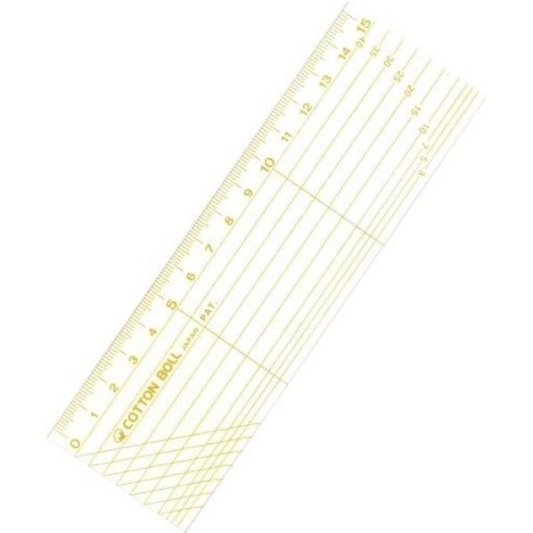 金亀糸業 キルティングスケール 15cm 黄