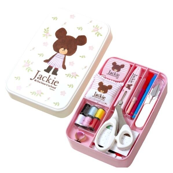 ミササ くまのがっこう お裁縫箱 うす型 No.1794