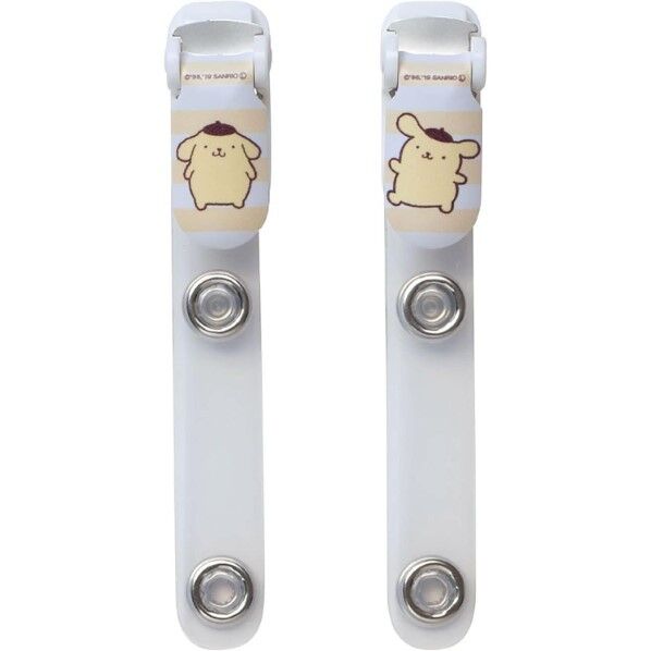 ミササ ミササ サンリオキャラクターズ ソーイングノーション バンドクリップボタン ポムポム NO.1125 プリン MIS1125 2個