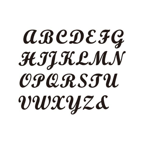 キリモジ フォーマル H50サイズ 1文字 E