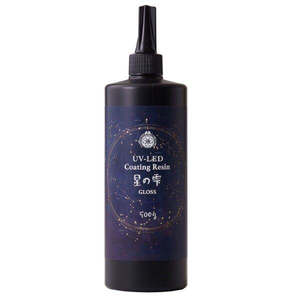 パジコ レジン液 UV-LEDコーティングレジン 星の雫 グロス 500g 403434 日本製
