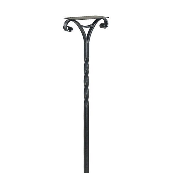 ポストスタンド クラシック 1型 黒艶消+シルバー古美仕上