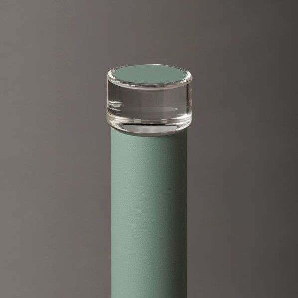 プリモ ポールライトスリム 床面照射 H700・2W アースグリーン