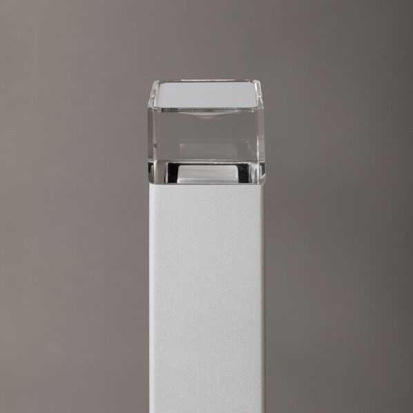 プリモ ポールライトスクエアスリム床面 H700・2W シルバー