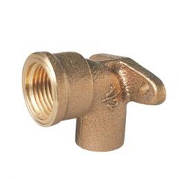 OK48B銅管用座付水栓エルボ(B)