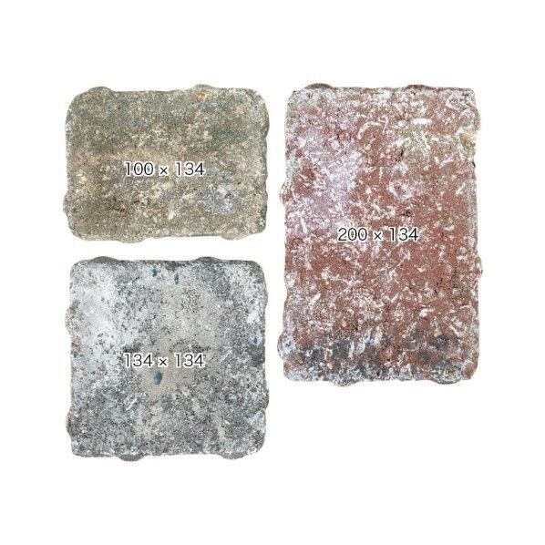 アンティーク ランブル ブロック ラスティックオータム ミックス （3サイズ入り）