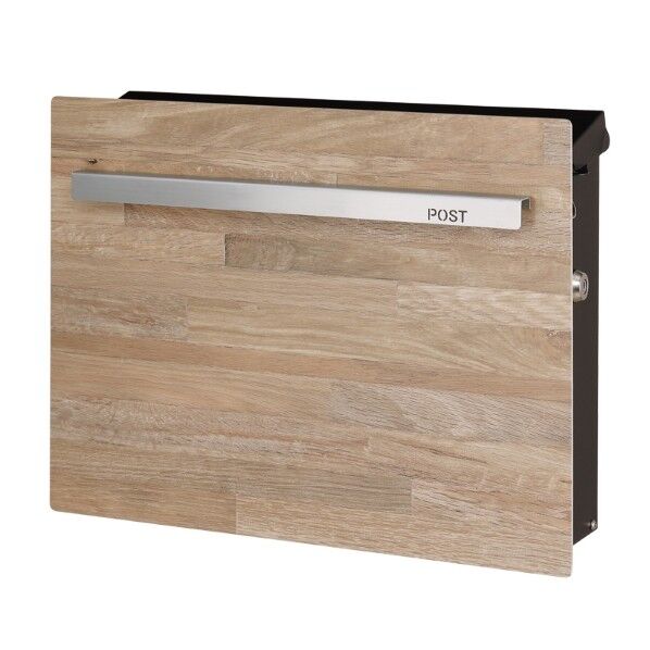 ノイエキューブ ウッド シャビーテイスト オークブロック シリンダー錠