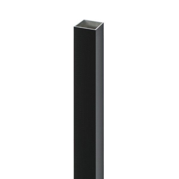 オンリーワンクラブ Woody Eco Fence2 アルミ柱40角 L=1000 マットブラック TU2-1-PH4010B 1本