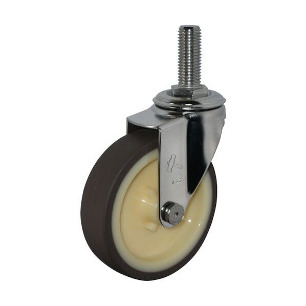 EAシリーズオールステンレス自在ウレタン車125mm 平戸車 320EAUR125 1個