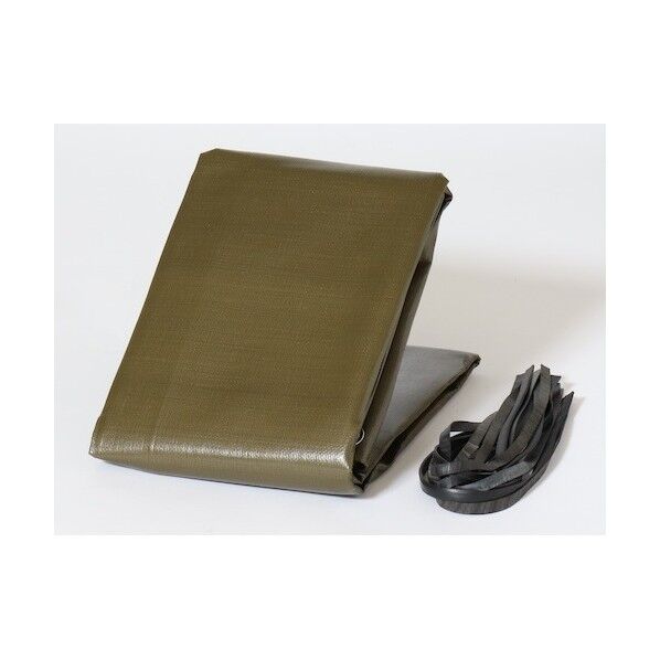 ターピー 軽トラックシート大地 2号サイズ ОDグリーン 2.3m×3.5m DAI-2 1点x4枚