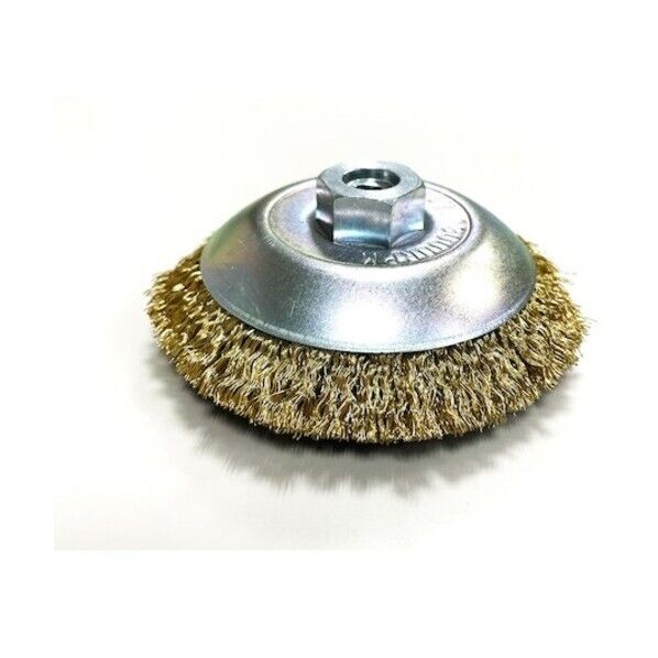 ベベルブラシ 電動工具用 ベベル型 175xM16x130 SUS-0.3 BMS-175 1個