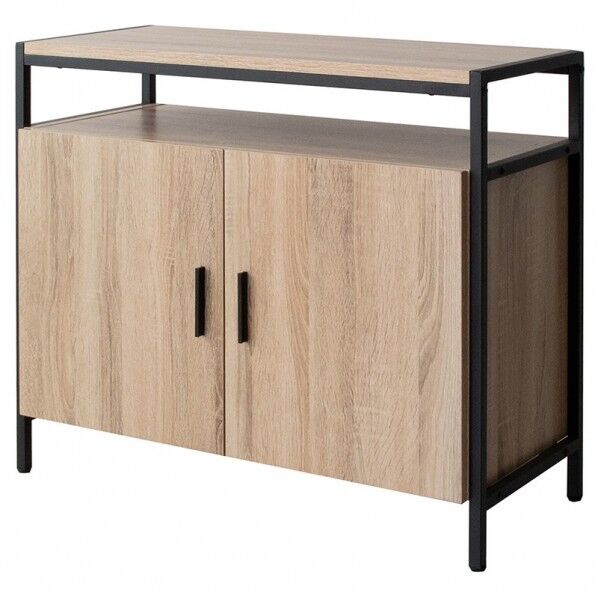 キャビネットテレビ台 Altio(アルティオ) ナチュラル×ブラック TV-801_NTBK