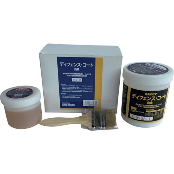 関西パテ化工 ディフェンスコート白 1KGセット 1kg 501033 1S...