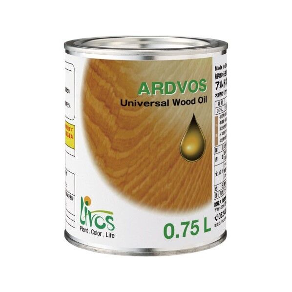 自然健康塗料アルドボス(木部用塗料) クリア 0.75L 0.75L 266 1缶