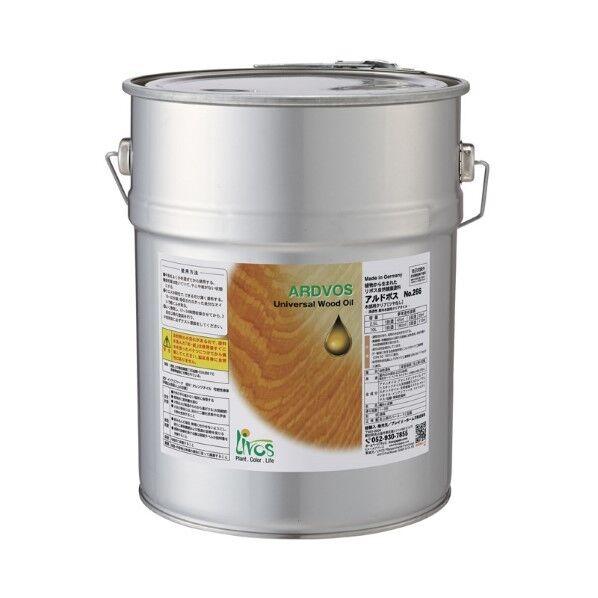 自然健康塗料アルドボス(木部用塗料) クリア 10L 10L 266 1缶