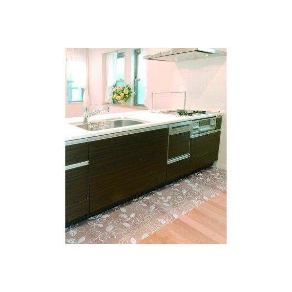 透明キッチンマット