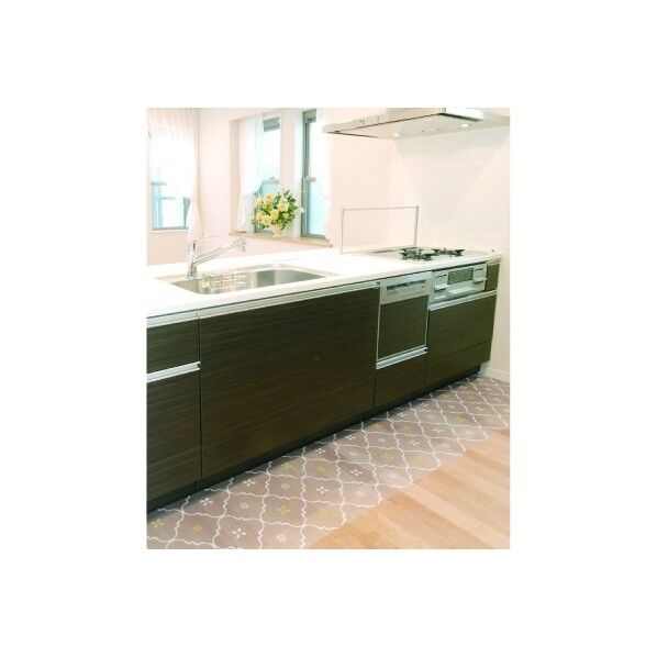 透明キッチンマット