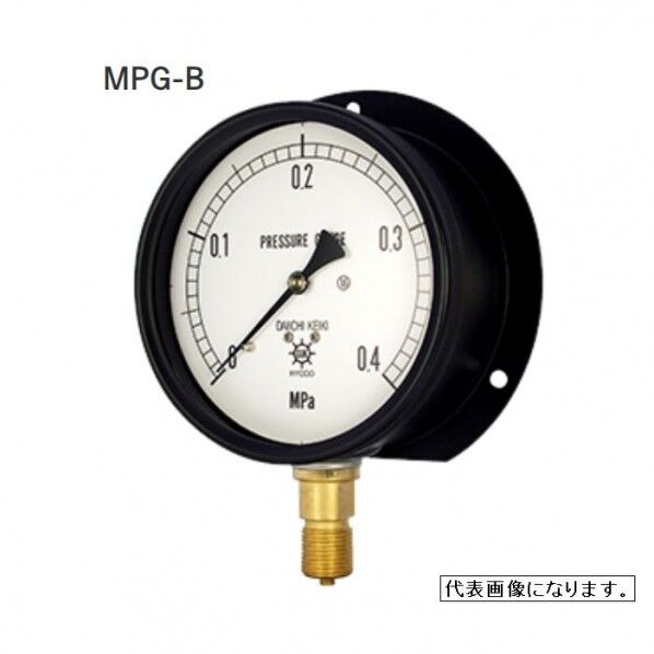 MPG金属密閉型圧力計 SUS製 MPG-BMUR1/2