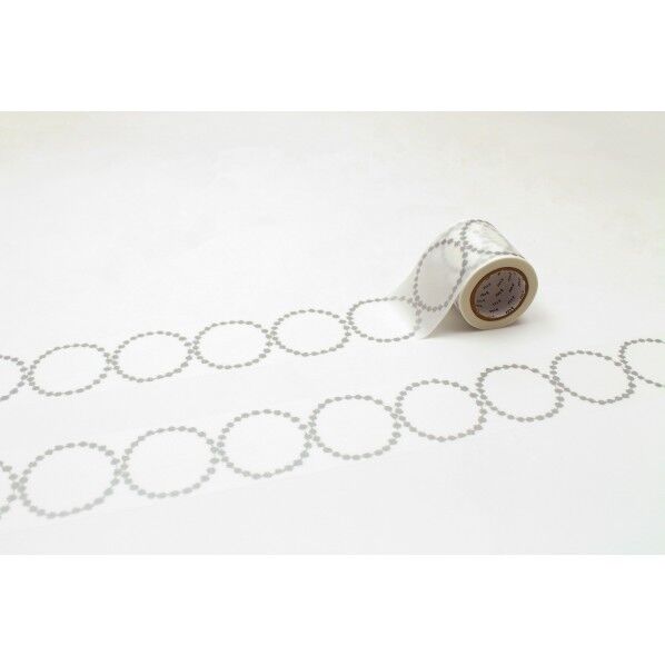 カモ井(カモイ) mt ミナペルホネン tambourine grande・silver 48mm×10m MTMINA31 1個
