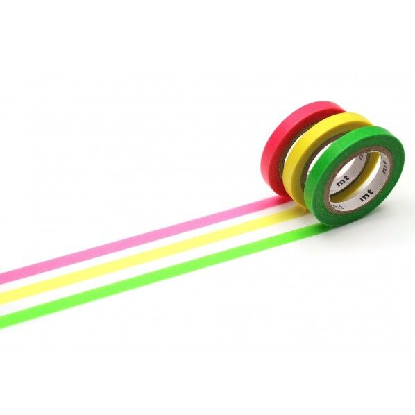 mtトレハリ 詰替用テープセットC 蛍光 （蛍光グリーン、蛍光イエロー、蛍光ピンク）