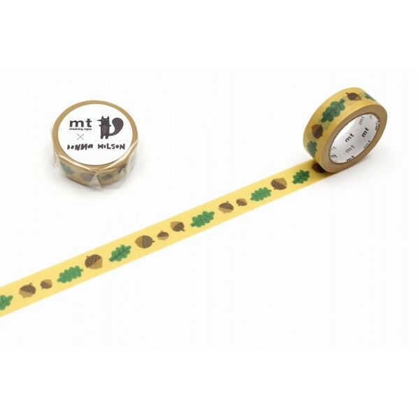 カモ井(カモイ) mt Donna Wilson 葉っぱとどんぐり 15mm×7m MTDONA01 1個