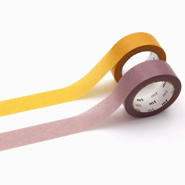 カモ井(カモイ) mt upcycle tape イエロー×ラベンダー 15mm×7m 2巻セット MT02UP03 2個
