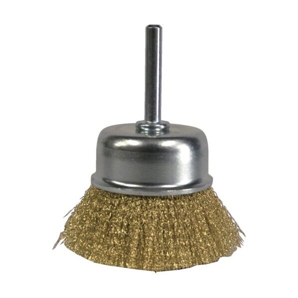 真鍮軸付カップブラシ(BS)
