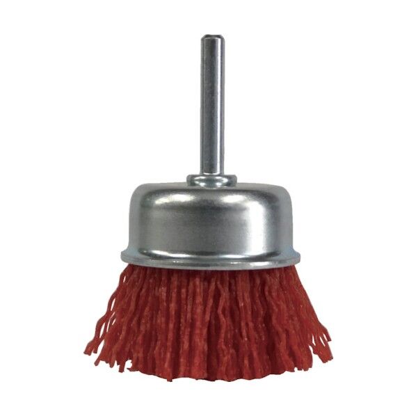 #60 グリット軸付カップブラシ(砥粒入6NY)