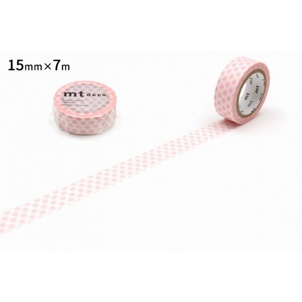カモ井(カモイ) mt 1P ドット・いちごミルク 15mm×7m MT01D357R 1個