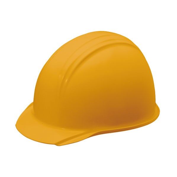 KAGA HELMET ツバ付きヘルメット KGBo-1B イエロー 1個