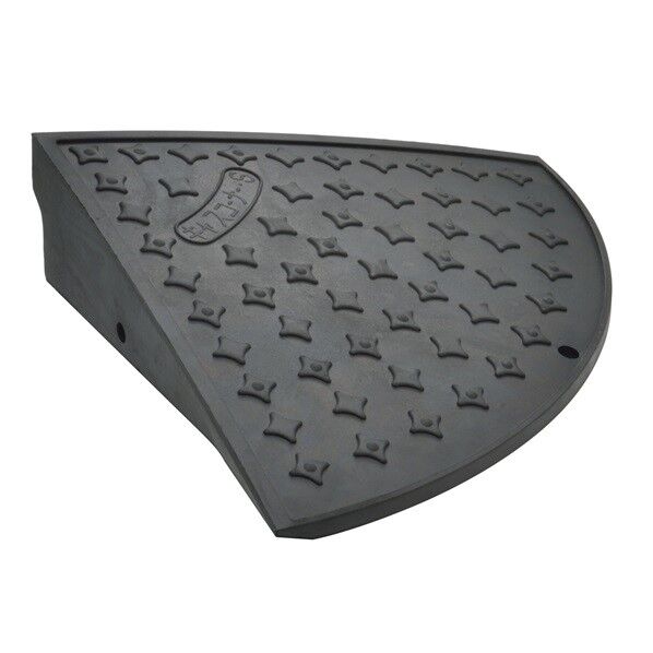 サイレントキャスコーナー 100mm段差用サイドコーナー ブラック 335×335×95mm SAS-100 1