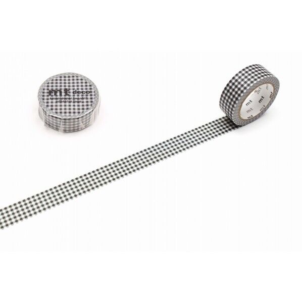 mt 1P 細かいギンガムチェック･ブラック