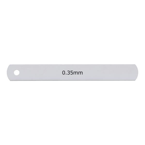 新潟精機 ステンレスシクネスゲージ リーフ 0.35mm SS-100-035 1個...