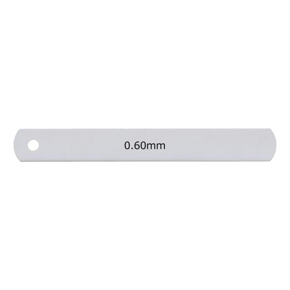 新潟精機 ステンレスシクネスゲージ リーフ 0.6mm SS-100-060 1個...